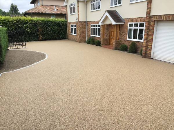 wentworth landscaping resin bound driveway large detached home