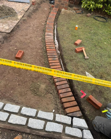 wentworth landscaping brick edging block paving driveway