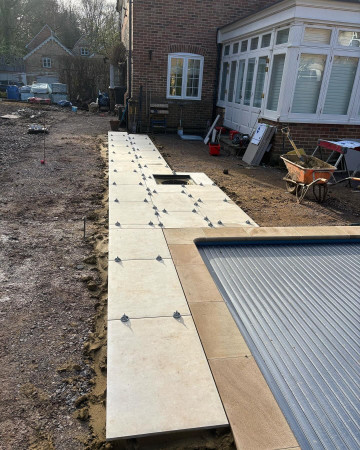 wentworth landscaping porcelain paving flat roof terrace