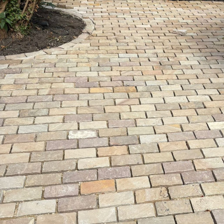 wentworth landscaping block paving driveway completed