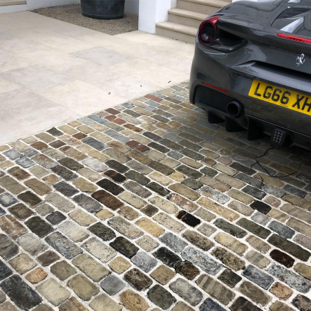 wentworth landscaping reclaimed cobblestone driveway