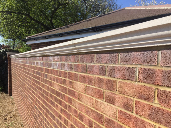 wentworth landscaping rendered wall coping stone detail