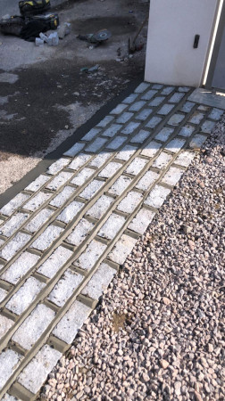 Wentworth Landscaping Granite Sett Driveway Edging Installation Detail