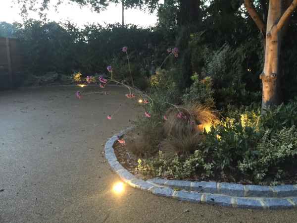 wentworth landscaping resin bound driveway planting lighting