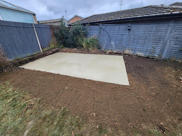 wentworth landscaping concrete base groundworks preparation