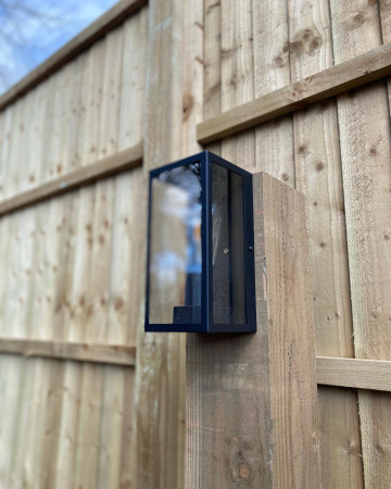 wentworth landscaping closeboard fence lantern light detail