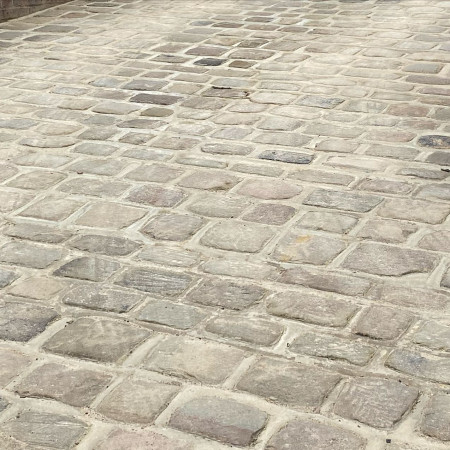 wentworth landscaping granite sett cobble driveway detail