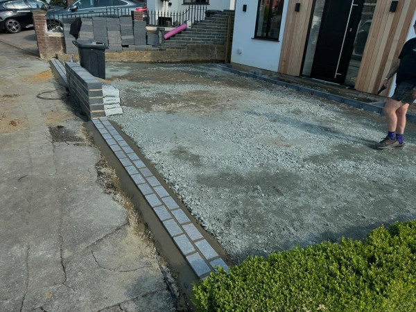 wentworth landscaping driveway groundworks preparation