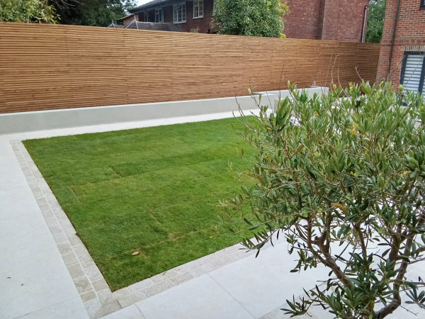 wentworth landscaping lawn sett edging olive tree